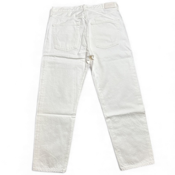 NWT Edwin Hana classic straight crop jeans in white noise size 32 - Picture 4 of 10